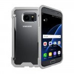 Wholesale Galaxy S7 Clear Defense Hybrid Case (Gray)